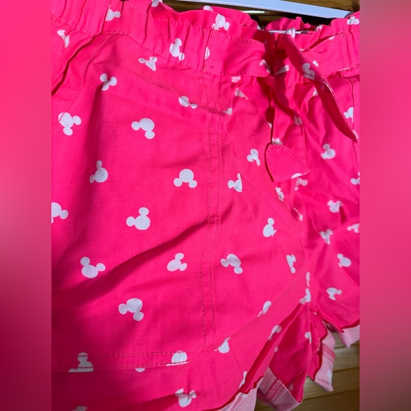 Disney Parks Hot Pink Mickey Mouse Print Shorts - Picture 3 of 3